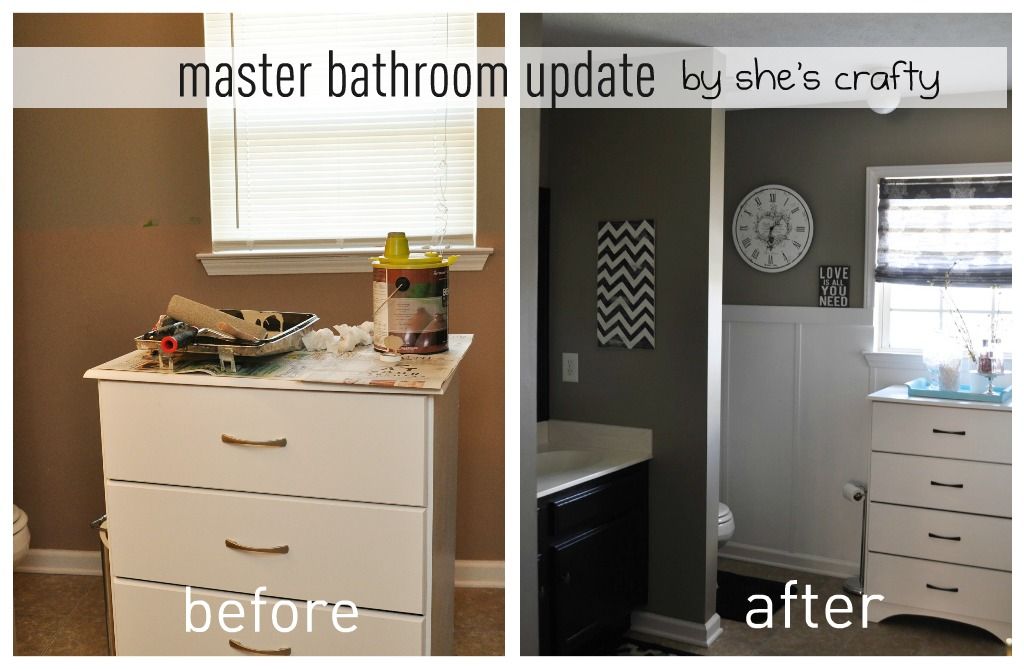 She's Crafty Master bath redo